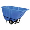 Vestil Heavy Duty Tilt Truck 1/2 Cubic Yard 1400 lb Blue TDT-50-HD-BLUE